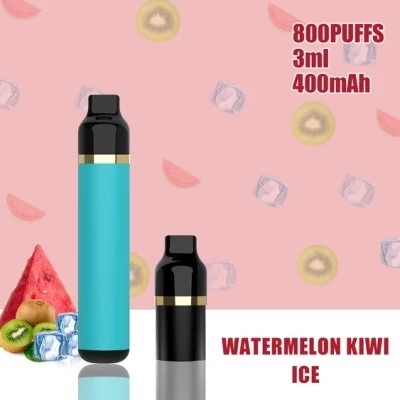 3ml 800 Puffs Replaceable Pod System Disposable 400Mah Electronic Cigarette