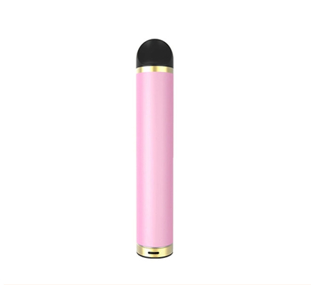 Stainless Steel Smoke Disposable Vape Pens Round Electronic Cigarette 1200 Puffs