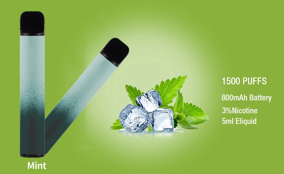 8ml E Liquid Disposable E Cigarette Nicotine Devices Stainless Steel Fruit Flavors