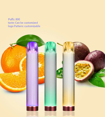 Mechanical E Liquid Air Glow Blast Disposable Vape Pen Fruit Flavor Pod Device