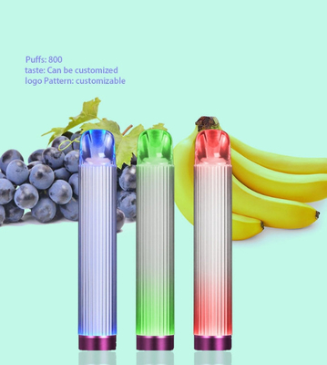 Mechanical E Liquid Air Glow Blast Disposable Vape Pen Fruit Flavor Pod Device