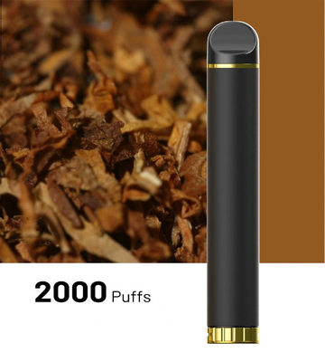 Cotton Coil Vapor Disposable Vape 850mah 2000 Puffs E Cigarette Customized
