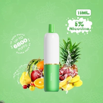400mAh Mixed Fruit Flavor Disposable Vape E Cigarette With Logo Printing