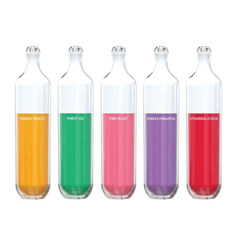 ODM 500 / 800 / 1200 Puffs Fruit Flavor Vape 5mg Nicotine Electronic Cigarette