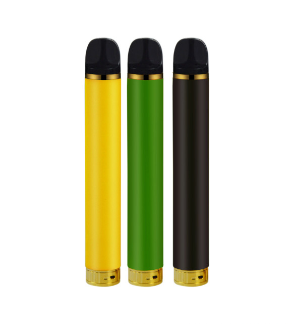Low Nicotine Aluminum Airflow Switch Vape Pen Disposable Custom Logo / Flavors
