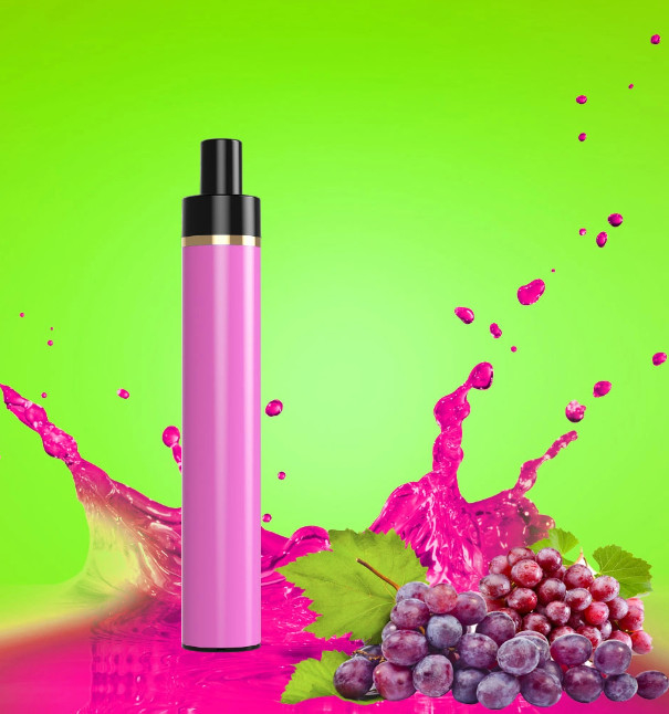 2000 Puffs E Liquid Fruit Flavor Vape Pen Device Disposable Round Mouthpiece