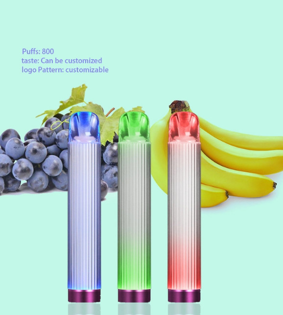 Mechanical E Liquid Air Glow Blast Disposable Vape Pen Fruit Flavor Pod Device
